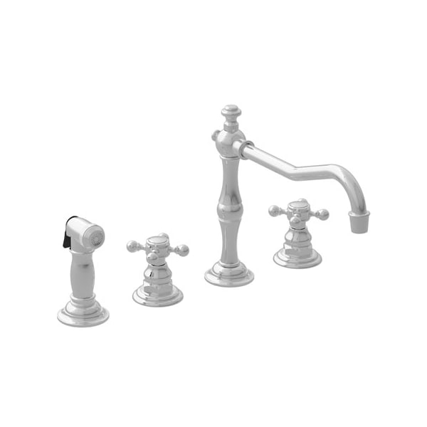 Newport Brass Kitchen Faucet With Side Spray in Polished Chrome 943-26 - main